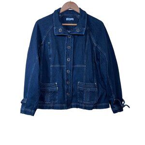 Coldwater Creek woman's denim jacket XL